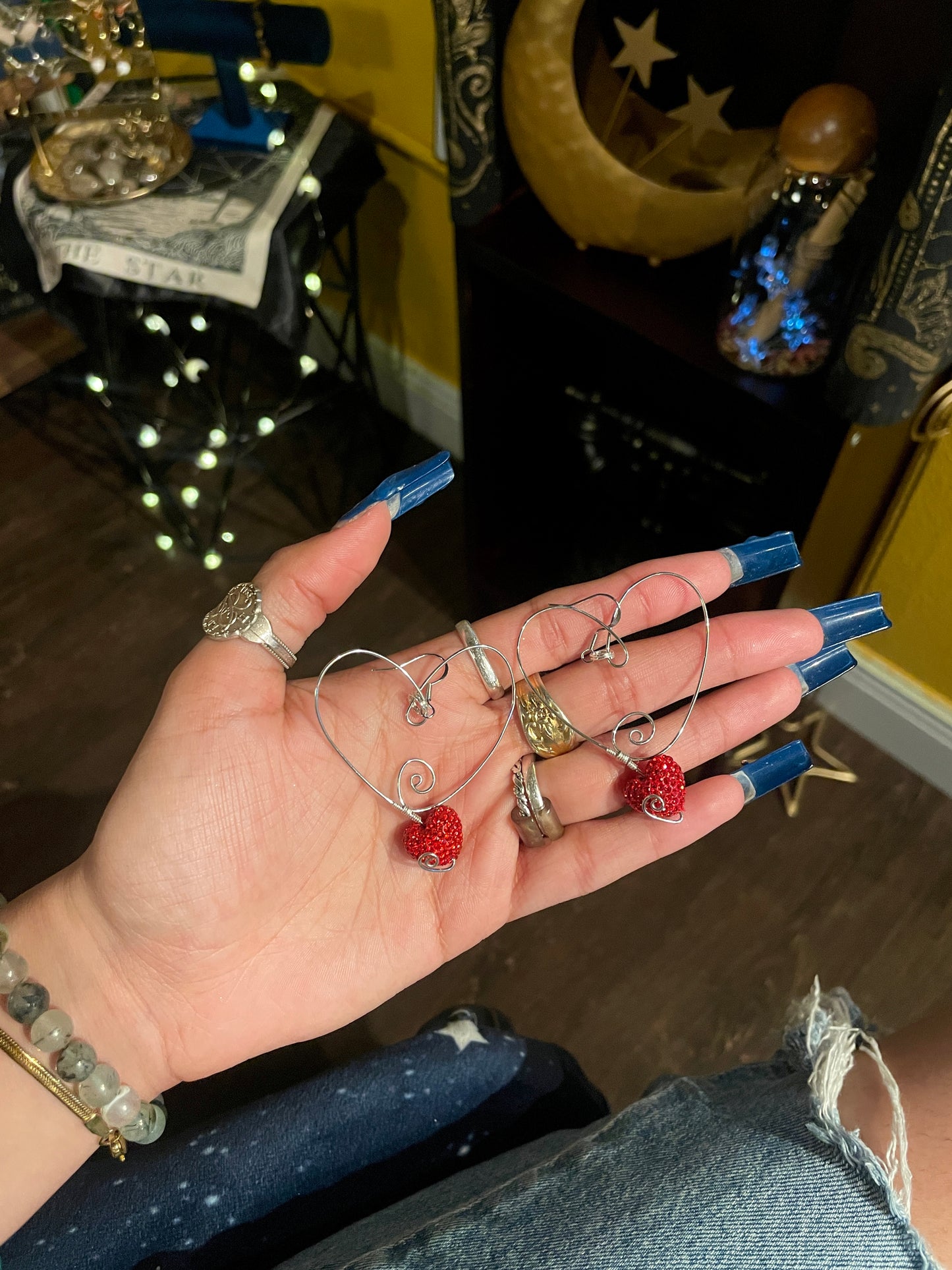 Silver ‘Corazòn’ Valentine’s Day Earrings