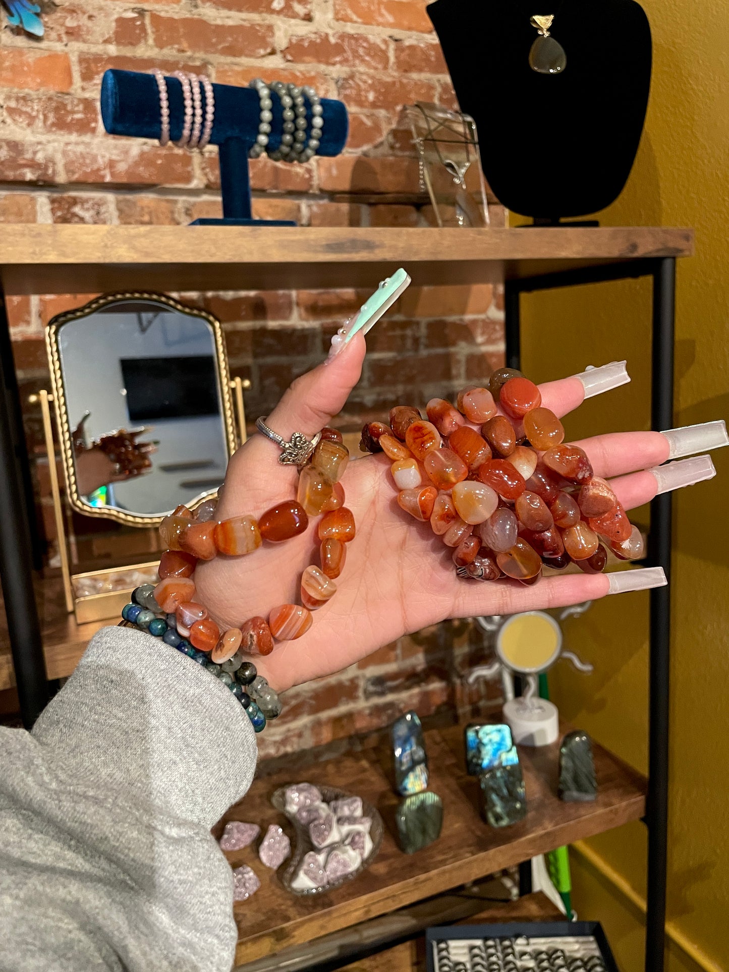 Chonky Carnelian Bracelet