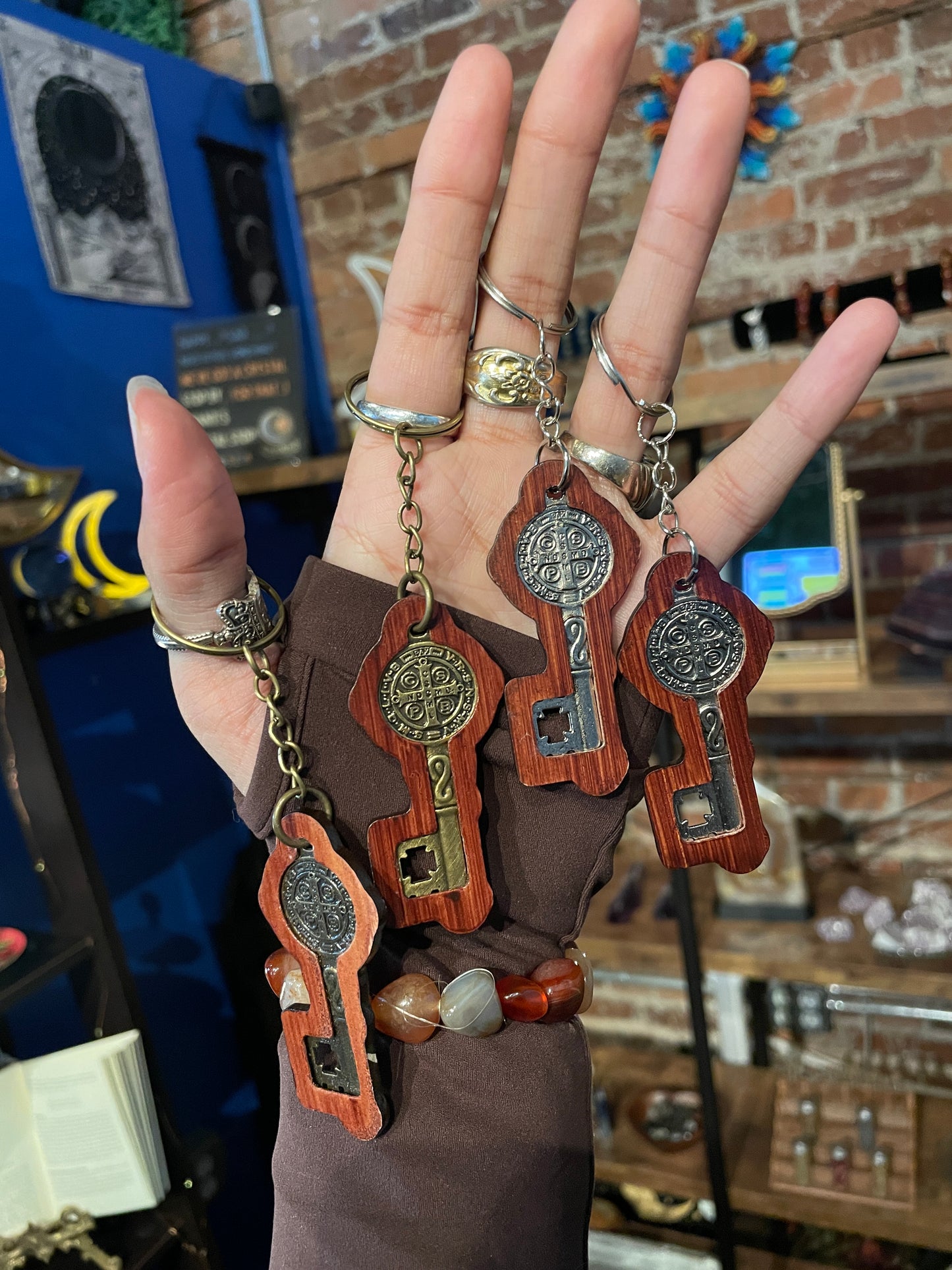 Llave de San Benito/ St. Benedict’s Medallion Keychain