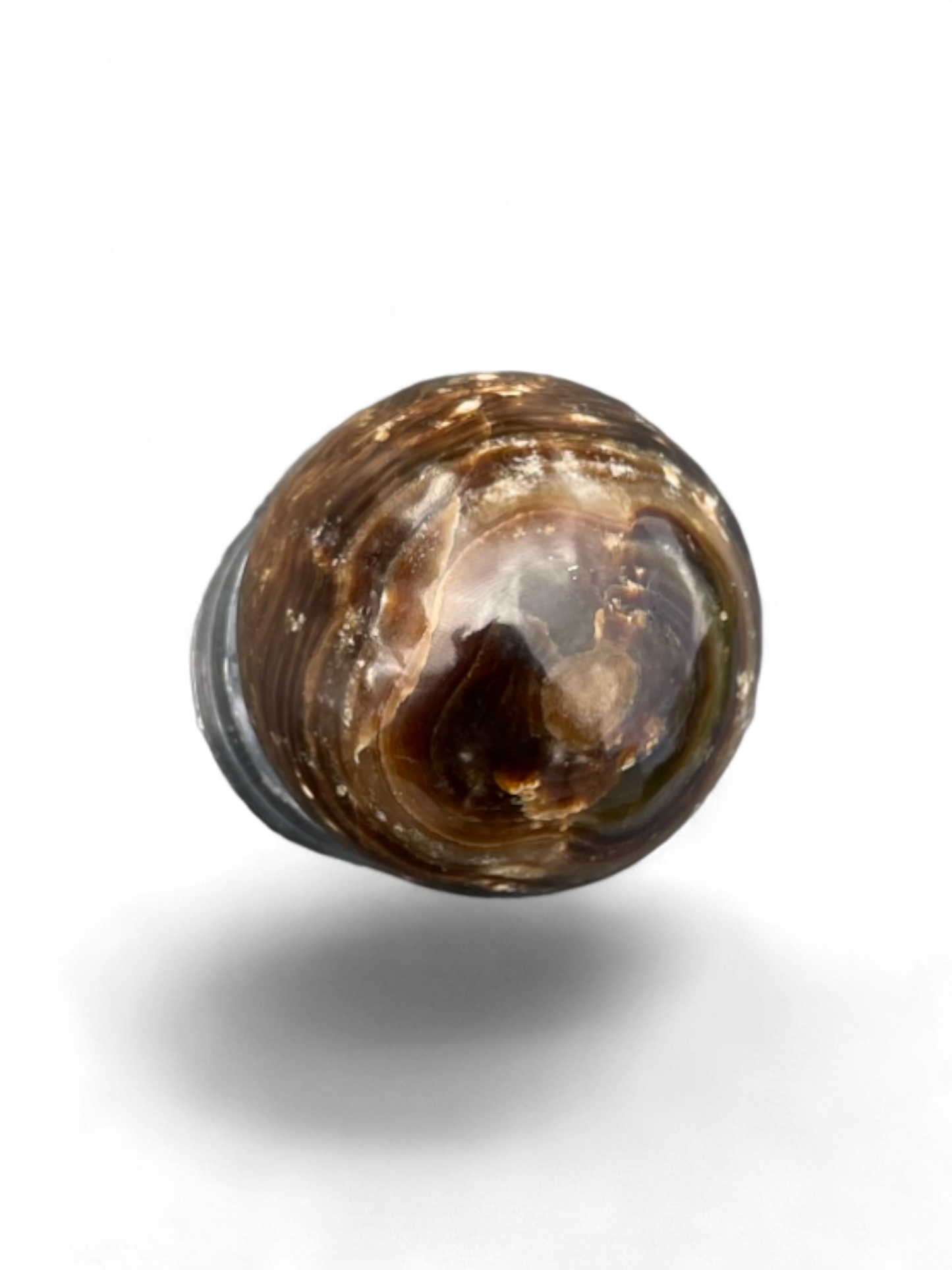 Chocolate Calcite Sphere