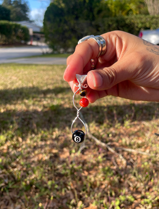 Silver ‘Lucky Living’ Pendant