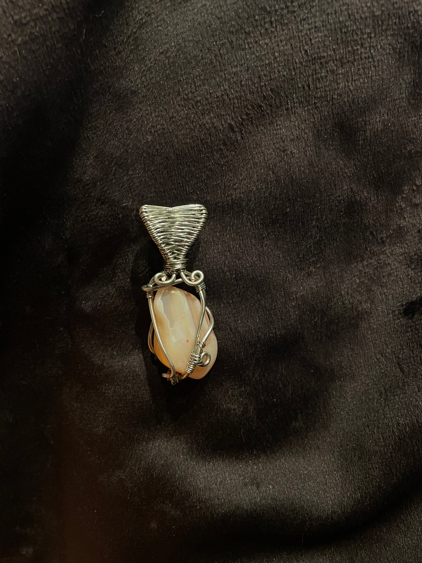 Silver Carnelian Pendant