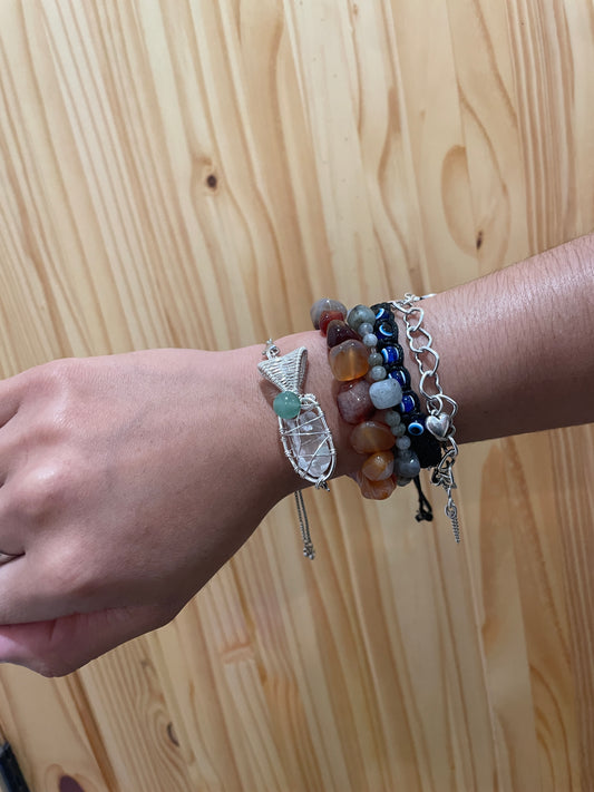 Silver ‘Wrapped Around Abundance’ Bracelet/Pendant