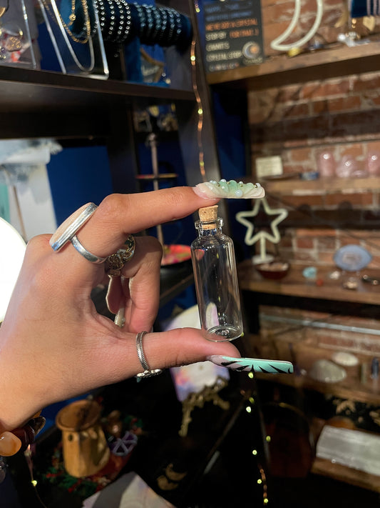 Mini Glass Cork Jar