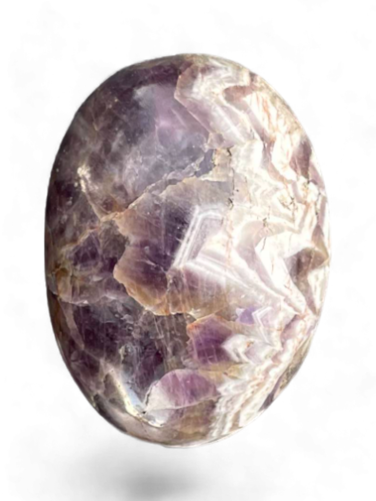 Chevron Amethyst Palm Stone