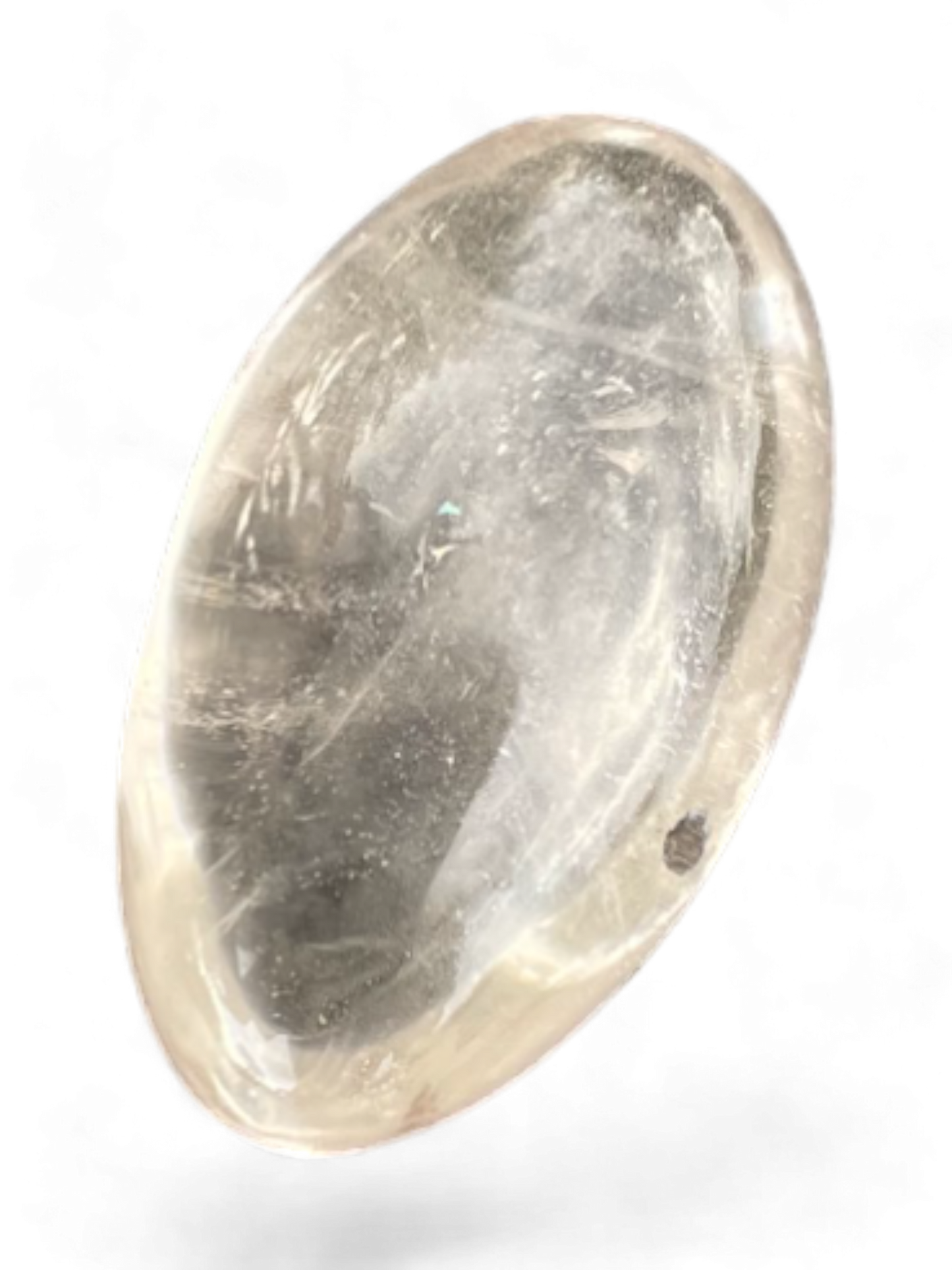 Clear Quartz Palm Stone