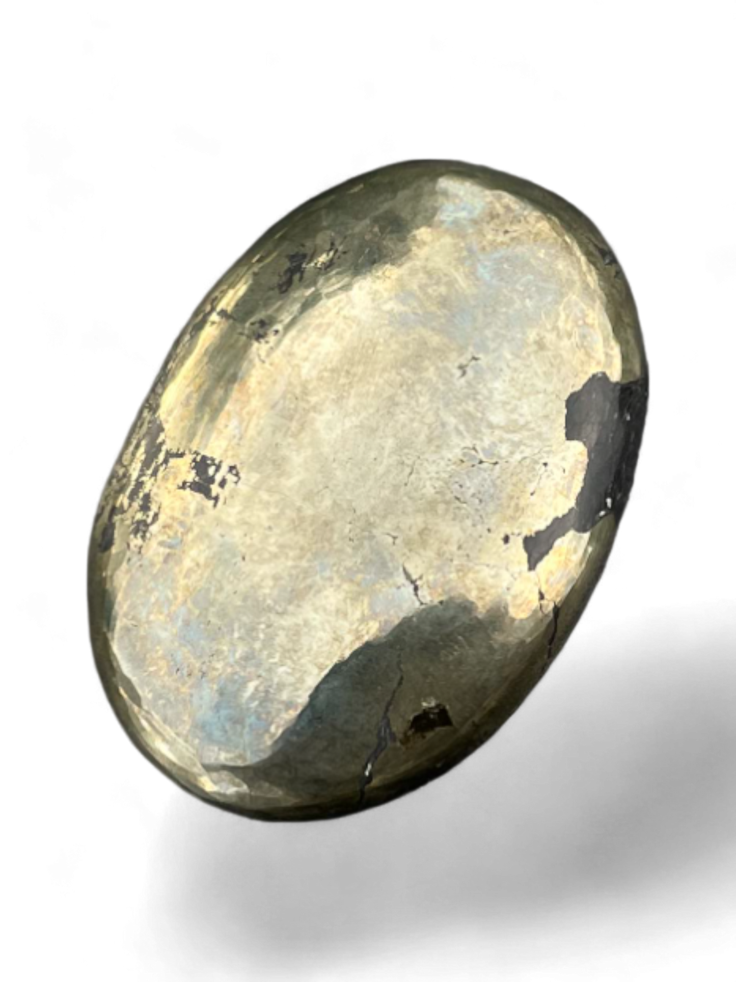 Pyrite Palm Stone