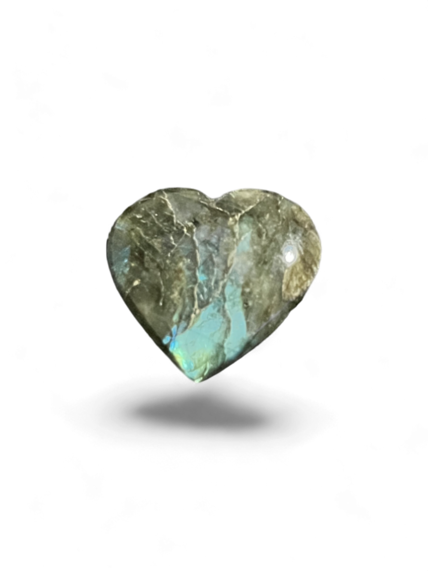 Labradorite Heart