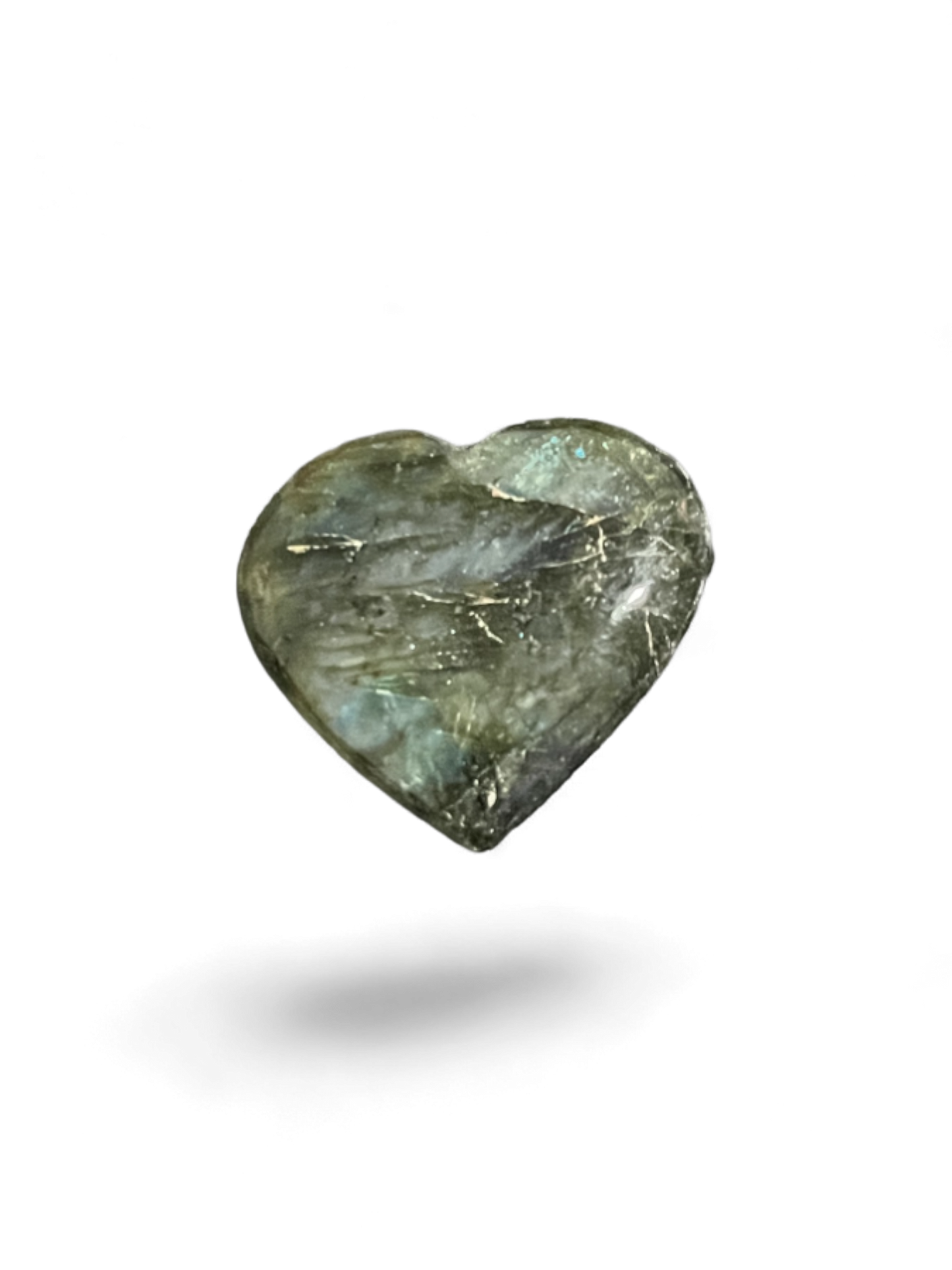 Labradorite Heart