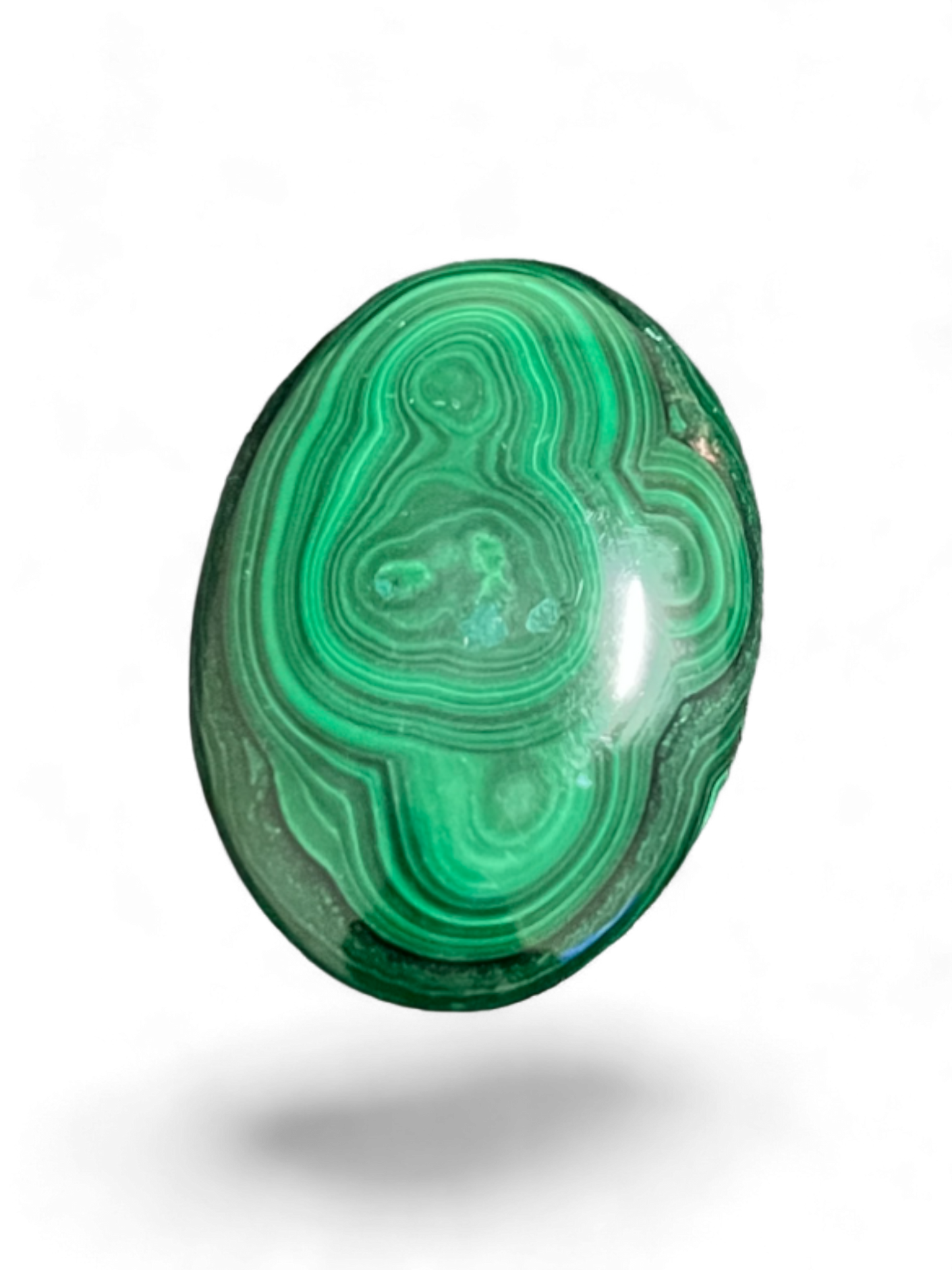 Malachite Palm Stone